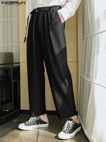 Aidase Fashion Men Pants Joggers Streetwear  Loose Pockets Korean Casual Trousers Men Lace Up Solid Color Leisure Pants 5XL aidase-shop